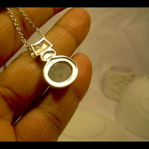 Labradorite Sterling Silver Pendant Necklace Chain - Picture 4 of 8